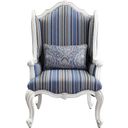 The appearance of Acme Ciddrenar Chair With 1 Pillow designed by ACME in the transitional interior design. This white piece of furniture was selected by 1StopBedrooms from Ciddrenar Collection to add a touch of cosiness and style into your home. Sku: 54312. Material: Wood.