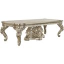 The appearance of Acme Danae Dining Table In Champagne and Gold Finish designed by ACME in the transitional interior design. This champagne piece of furniture was selected by 1StopBedrooms from Danae Collection to add a touch of cosiness and style into your home. Sku: DN01197-1;DN01197-2;DN01197-3. Material: Wood. Table Top Shape: Rectangular. Size: 110".