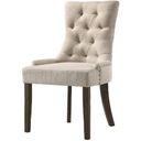 The appearance of Acme Farren Side Chair Set of 2 In Beige Fabric And Espresso Finish designed by ACME in the transitional interior design. This beige piece of furniture was selected by 1StopBedrooms from Farren Collection to add a touch of cosiness and style into your home. Sku: 77172. Material: Wood.