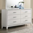 The appearance of Acme Haiden Dresser In White Finish designed by ACME in the modern / contemporary interior design. This white piece of furniture was selected by 1StopBedrooms from Haiden Collection to add a touch of cosiness and style into your home. Sku: 28455. Material: Wood.