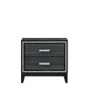 The appearance of Acme Haiden Nightstand In Weathered Black Finish designed by ACME in the modern / contemporary interior design. This black piece of furniture was selected by 1StopBedrooms from Haiden Collection to add a touch of cosiness and style into your home. Sku: 28433. Material: Wood.