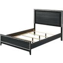 The appearance of Acme Haiden Queen Bed With Led In Weathered Black Finish designed by ACME in the modern / contemporary interior design. This black piece of furniture was selected by 1StopBedrooms from Haiden Collection to add a touch of cosiness and style into your home. Sku: 28430Q-HF;28431Q-R. Bed Type: Panel Bed. Material: Wood. Bed Size: Queen.