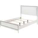 The appearance of Acme Haiden Queen Bed With Led In White Finish designed by ACME in the modern / contemporary interior design. This white piece of furniture was selected by 1StopBedrooms from Haiden Collection to add a touch of cosiness and style into your home. Sku: 28450Q-HF;28451Q-R. Bed Type: Panel Bed. Material: Wood. Bed Size: Queen.