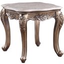The appearance of Acme Jayceon End Table designed by ACME in the transitional interior design. This marble piece of furniture was selected by 1StopBedrooms from Jayceon Collection to add a touch of cosiness and style into your home. Sku: 84867. Material: Wood.