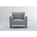 The appearance of Acme Kyrene Chair designed by ACME in the modern / contemporary interior design. This light gray piece of furniture was selected by 1StopBedrooms from Kyrene Collection to add a touch of cosiness and style into your home. Sku: 56927. Material: Wood.