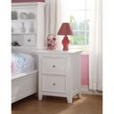 The appearance of Acme Lacey Nightstand In White designed by ACME in the modern / contemporary interior design. This white piece of furniture was selected by 1StopBedrooms from Lacey Collection to add a touch of cosiness and style into your home. Sku: 30599. Material: Wood.