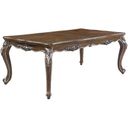 The appearance of Acme Latisha Dining Table In Antique Oak Finish designed by ACME in the transitional interior design. This antique oak piece of furniture was selected by 1StopBedrooms from Latisha Collection to add a touch of cosiness and style into your home. Sku: DN01356-1;DN01356-2. Material: Wood. Table Top Shape: Rectangular. Size: 44" x 96".