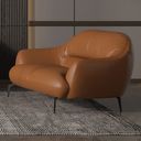 The appearance of Leonia Loveseat In Cognac designed by ACME in the modern / contemporary interior design. This cognac piece of furniture was selected by 1StopBedrooms from Leonia Collection to add a touch of cosiness and style into your home. Sku: LV00938. Material: Wood.