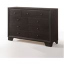 The appearance of Madison 9-Drawer Dresser in Espresso designed by ACME in the transitional interior design. This brown piece of furniture was selected by 1StopBedrooms from Madison Collection to add a touch of cosiness and style into your home. Sku: 19575. Material: Wood.