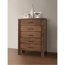 The appearance of Acme Merrilee 5-Drawer Chest in Oak designed by ACME in the transitional interior design. This brown piece of furniture was selected by 1StopBedrooms from Merrilee Collection to add a touch of cosiness and style into your home. Sku: 21686. Material: Wood.