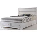The appearance of Acme Naima Queen Panel Storage Bed in White designed by ACME in the modern / contemporary interior design. This white piece of furniture was selected by 1StopBedrooms from Naima Collection to add a touch of cosiness and style into your home. Sku: 25770Q-HF;25771Q-R;25772Q-DRW. Bed Type: Storage Bed. Material: Wood. Bed Size: Queen.