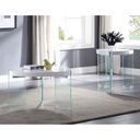 The appearance of Noland Coffee Table In White High Gloss designed by ACME in the modern / contemporary interior design. This white high gloss piece of furniture  was selected by 1StopBedrooms from Noland Collection to add a touch of cosiness and style into your home. Sku: 84920T;84921GL. Material: Wood.
