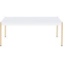The appearance of Acme Otrac Coffee Table designed by ACME in the modern / contemporary interior design. This white and gold piece of furniture  was selected by 1StopBedrooms from Otrac Collection to add a touch of cosiness and style into your home. Sku: LV00034. Material: Wood.
