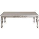 The appearance of Acme Pelumi Coffee Table designed by ACME in the transitional interior design. This platinum piece of furniture  was selected by 1StopBedrooms from Pelumi Collection to add a touch of cosiness and style into your home. Sku: LV01115. Material: Wood.