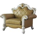 The appearance of Picardy Chair With 1 Pillow In Butterscotch designed by ACME in the transitional interior design. This butterscotch piece of furniture was selected by 1StopBedrooms from Picardy Collection to add a touch of cosiness and style into your home. Sku: 58212. Material: Upholstery.