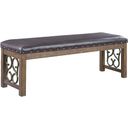 The appearance of Acme Raphaela Bench In Cherry Finish designed by ACME in the transitional interior design. This cherry piece of furniture  was selected by 1StopBedrooms from Raphaela Collection to add a touch of cosiness and style into your home. Sku: DN00982. Material: Wood.