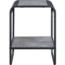The appearance of Raziela End Table In Gray designed by ACME in the industrial interior design. This gray piece of furniture  was selected by 1StopBedrooms from Raziela Collection to add a touch of cosiness and style into your home. Sku: LV01146. Material: Wood.