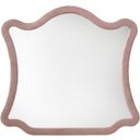 The appearance of Acme Salonia Mirror In Pink Velvet designed by ACME in the modern / contemporary interior design. This pink velvet piece of furniture  was selected by 1StopBedrooms from Salonia Collection to add a touch of cosiness and style into your home. Sku: BD01185. Material: Wood.