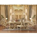 The appearance of Acme Seville Side Chair Set of 2 In Gold Finish designed by ACME in the transitional interior design. This gold piece of furniture was selected by 1StopBedrooms from Seville Collection to add a touch of cosiness and style into your home. Sku: DN00458. Material: Wood.