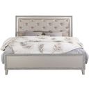 The appearance of Acme Sliverfluff Eastern King Bed In Champagne Finish designed by ACME in the glam interior design. This champagne piece of furniture  was selected by 1StopBedrooms from Sliverfluff Collection to add a touch of cosiness and style into your home. Sku: BD00238EK1;BD00238EK2;BD00238EK3. Bed Type: Panel Bed. Material: Wood. Bed Size: Eastern King.