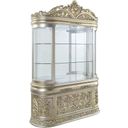 The appearance of Acme Sorina Curio In Antique Gold Finish designed by ACME in the transitional interior design. This antique gold piece of furniture  was selected by 1StopBedrooms from Sorina Collection to add a touch of cosiness and style into your home. Sku: DN01211-1;DN01211-2;DN01211-3;DN01211-4;DN01211-5. Material: Wood.