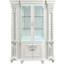 The appearance of Acme Vanaheim Curio In Antique White Finish designed by ACME in the transitional interior design. This antique white piece of furniture was selected by 1StopBedrooms from Vanaheim Collection to add a touch of cosiness and style into your home. Sku: DN00681-1;DN00681-2;DN00681-3. Material: Wood.