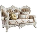 The appearance of Acme Vanaheim Loveseat With 5 Pillows designed by ACME in the transitional interior design. This antique white piece of furniture was selected by 1StopBedrooms from Vanaheim Collection to add a touch of cosiness and style into your home. Sku: LV00804-1;LV00804-2. Material: Wood.