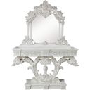 The appearance of Acme Vanaheim Sofa Table designed by ACME in the transitional interior design. This antique white piece of furniture was selected by 1StopBedrooms from Vanaheim Collection to add a touch of cosiness and style into your home. Sku: LV00802. Material: Wood.