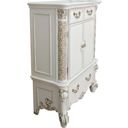 The appearance of Acme Vendom Chest In Antique Pearl Finish designed by ACME in the transitional interior design. This antique pearl piece of furniture was selected by 1StopBedrooms from Vendome Collection to add a touch of cosiness and style into your home. Sku: BD01343. Material: Wood.