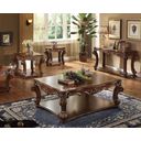 The appearance of Vendome Rectangular Coffee Table In Cherry designed by ACME in the rustic / southwestern interior design. This cherry piece of furniture was selected by 1StopBedrooms from Vendome Collection to add a touch of cosiness and style into your home. Sku: 82000. Material: Wood.