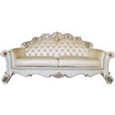 The appearance of Acme Vendome Sofa With 5 Pillows designed by ACME in the transitional interior design. This antique pearl piece of furniture  was selected by 1StopBedrooms from Vendome Collection to add a touch of cosiness and style into your home. Sku: LV01324. Material: Wood.
