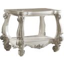 The appearance of Acme Versailles End Table Bone White designed by ACME in the rustic / southwestern interior design. This white piece of furniture was selected by 1StopBedrooms from Versailles Collection to add a touch of cosiness and style into your home. Sku: 82124. Material: Wood.