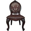 The appearance of Acme Versailles Side Chair Set Of 2 In Cherry Finish designed by ACME in the transitional interior design. This cherry piece of furniture was selected by 1StopBedrooms from Versailles Collection to add a touch of cosiness and style into your home. Sku: DN01392. Material: Wood.