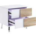 The appearance of Acme Verux End Table designed by ACME in the modern / contemporary interior design. This white high gloss piece of furniture was selected by 1StopBedrooms from Verux Collection to add a touch of cosiness and style into your home. Sku: 84932. Material: Wood.