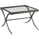 The appearance of Milan Bunching Coffee Table In Hammered Steel designed by Kincaid in the transitional interior design. This hammered steel piece of furniture  was selected by 1StopBedrooms from Milan Collection to add a touch of cosiness and style into your home. Sku: 112-910. Material: Metal.