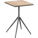 The appearance of Sorrento Chairside Table In Tumbled Light Emperador designed by Kincaid in the transitional interior design. This tumbled light emperador piece of furniture  was selected by 1StopBedrooms from Sorrento Collection to add a touch of cosiness and style into your home. Sku: 113-916. Material: Steel.