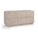 Adagio Solid Wood and Oak Veneer Dresser In Natural
