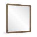 Adagio Solid Wood and Oak Veneer Mirror In Brown