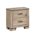 The appearance of Adamelia 2 Drawer Nightstand with USB in Light Oak designed by Best Quality Furniture in the country / farmhouse interior design. This light oak piece of furniture was selected by 1StopBedrooms from Adamelia Collection to add a touch of cosiness and style into your home. Sku: B831-N. Material: MDF.