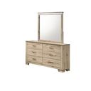 The appearance of Adamelia Dresser with LED Mirror in Light Oak designed by Best Quality Furniture in the country / farmhouse interior design. This light oak piece of furniture was selected by 1StopBedrooms from Adamelia Collection to add a touch of cosiness and style into your home. Sku: B831-DR;B831-M. Material: MDF.