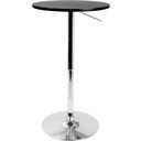 The appearance of Adjustable Contemporary Bar Table In Black designed by Lumisource in the modern / contemporary interior design. This black piece of furniture was selected by 1StopBedrooms from to add a touch of cosiness and style into your home. Sku: BT-ADJ23TW BK. Material: MDF.