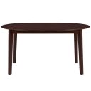 The appearance of Adrian Oval Table In Brown designed by Steve Silver in the modern / contemporary interior design. This brown piece of furniture was selected by 1StopBedrooms from Adrian Collection to add a touch of cosiness and style into your home. Sku: AD400T. Table Top Shape: Oval. Material: Wood. Size: 42" x 60".