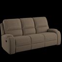 The appearance of Adrian Reclining Sofa In Walnut Brown designed by Emerald Home Furnishings in the transitional interior design. This walnut brown piece of furniture  was selected by 1StopBedrooms from Adrian Collection to add a touch of cosiness and style into your home. Sku: U7190-39-05. Material: Polyester.