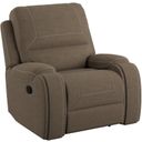 The appearance of Adrian Swivel Gliding Recliner In Walnut Brown designed by Emerald Home Furnishings in the transitional interior design. This walnut brown piece of furniture  was selected by 1StopBedrooms from Adrian Collection to add a touch of cosiness and style into your home. Sku: U7190-04-05. Material: Polyester.
