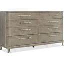 The appearance of Affinity Dresser designed by Hooker in the transitional interior design. This gray piece of furniture was selected by 1StopBedrooms from Affinity Collection to add a touch of cosiness and style into your home. Sku: 6050-90002-GRY. Material: Hardwood.