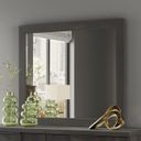 Agrander Bedroom Mirror In Dark Brown