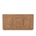 The appearance of Aiden Sideboard In Weathered Natural designed by Alpine in the industrial interior design. This weathered natural piece of furniture was selected by 1StopBedrooms from Aiden Collection to add a touch of cosiness and style into your home. Sku: 3348-06. Material: Solid Pine.