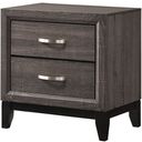 The appearance of Akerson Nightstand designed by Crown Mark in the modern / contemporary interior design. This grey piece of furniture was selected by 1StopBedrooms from Akerson Collection to add a touch of cosiness and style into your home. Sku: B4620-2. Material: MDF.