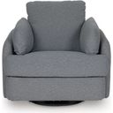 The appearance of Alainmont Next-Gen Nuvella Swivel Power Recliner In Salt & Pepper designed by Signature Design by Ashley in the modern / contemporary interior design. This salt & pepper piece of furniture  was selected by 1StopBedrooms from Alainmont Next-Gen Nuvella Collection to add a touch of cosiness and style into your home. Sku: A3000738. Material: Fabric.