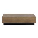 Albans Coffee Table In Brass and Black